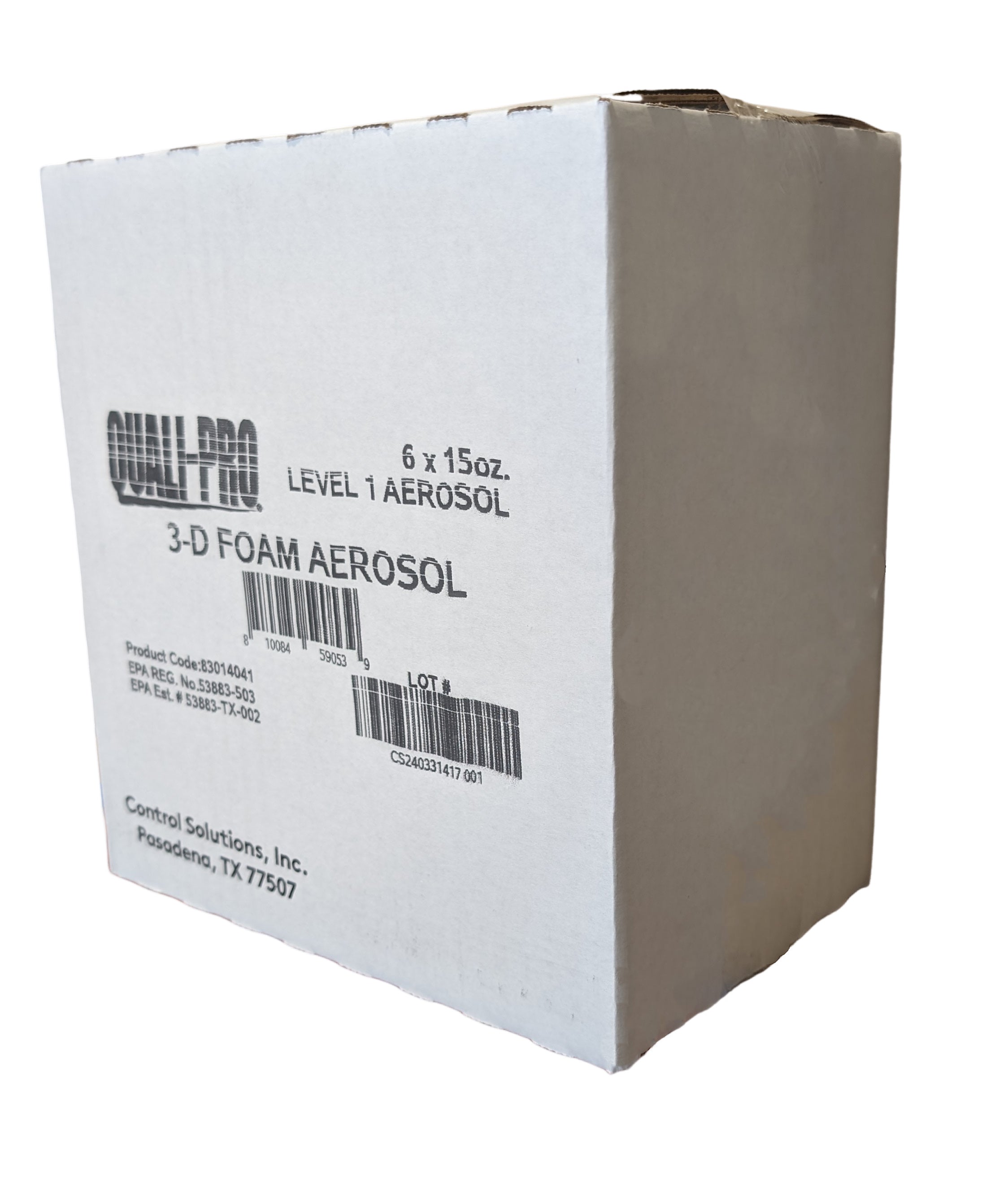 diy foam herbicide 3-D Foam Aerosol Herbicide case (6 x 15 oz cans)