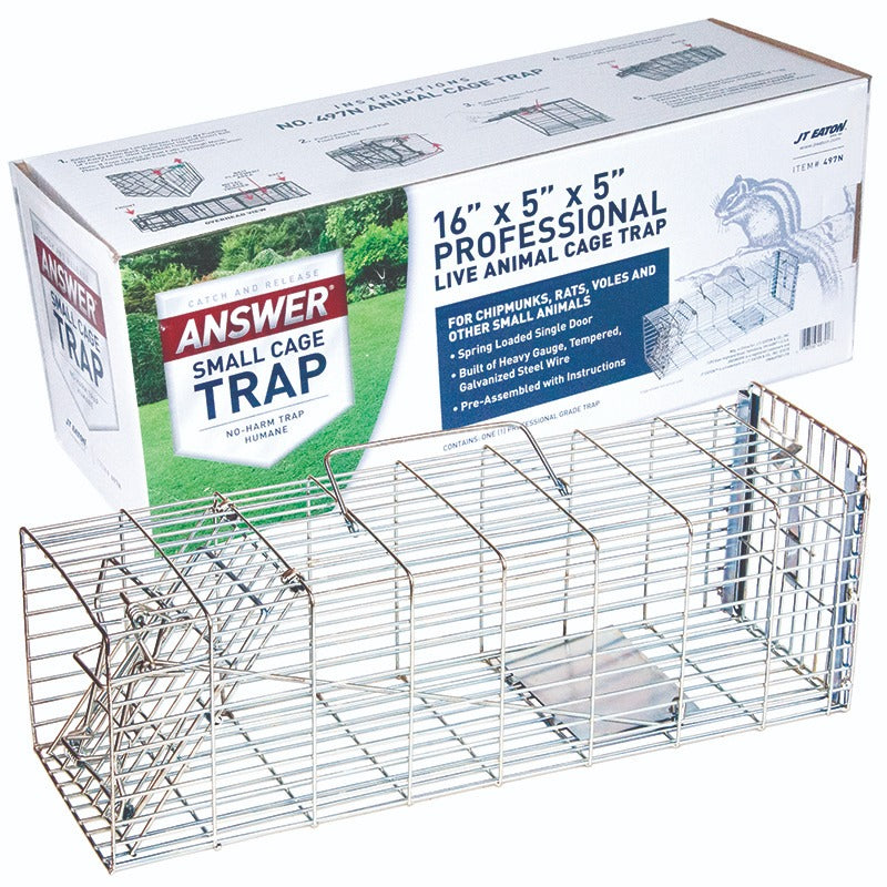 JT Eaton Answer Cage Trap for Chipmunks, Rats, Voles, and Smaller Animals 497N (each)