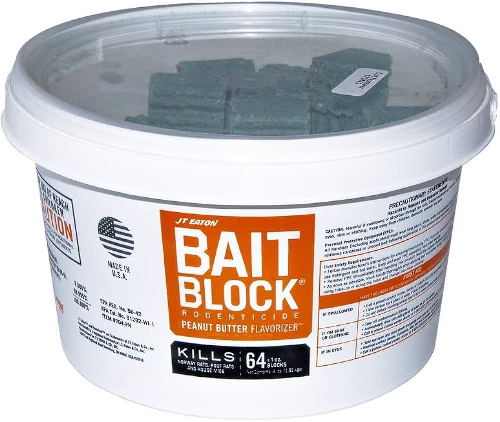 JT Eaton Peanut Butter Flavor Bait Blocks