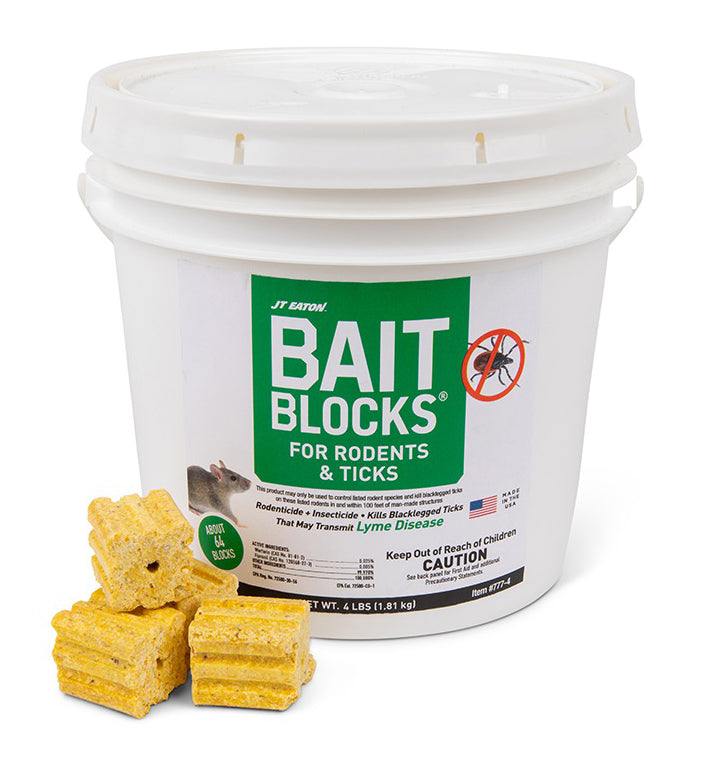Bait Block For Rodents & Ticks pail (4 lbs)