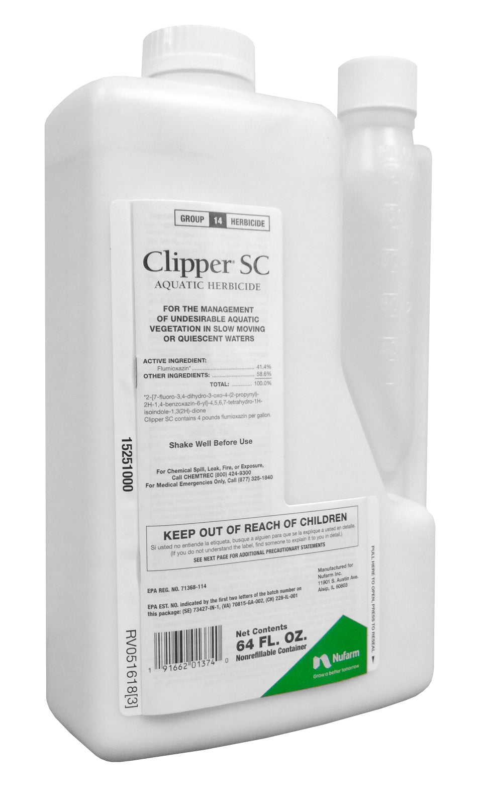 aquatic herbicide for duckweed Clipper SC Aquatic Herbicide