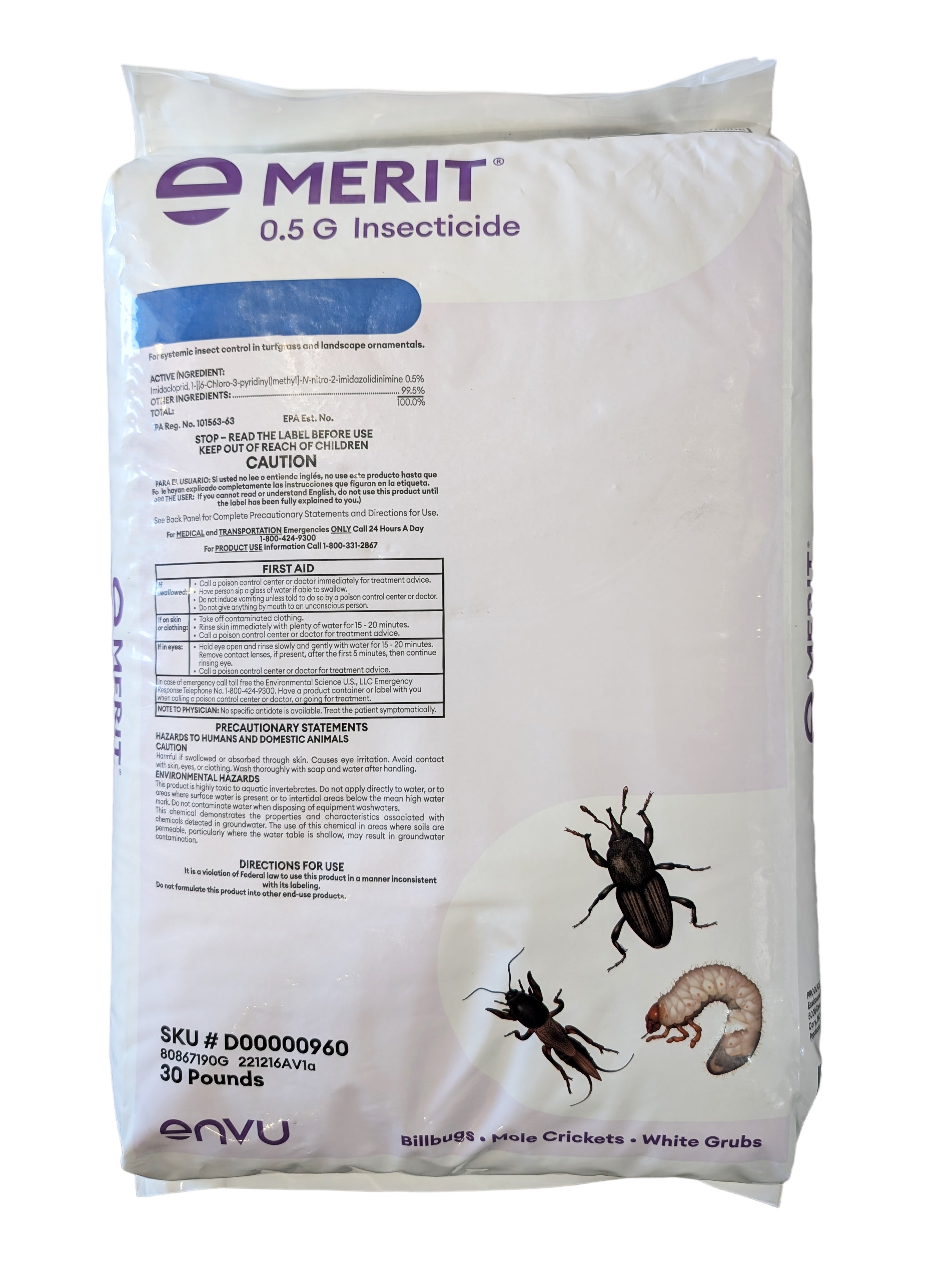 Merit 0.5G Insecticide bag (30 lbs)
