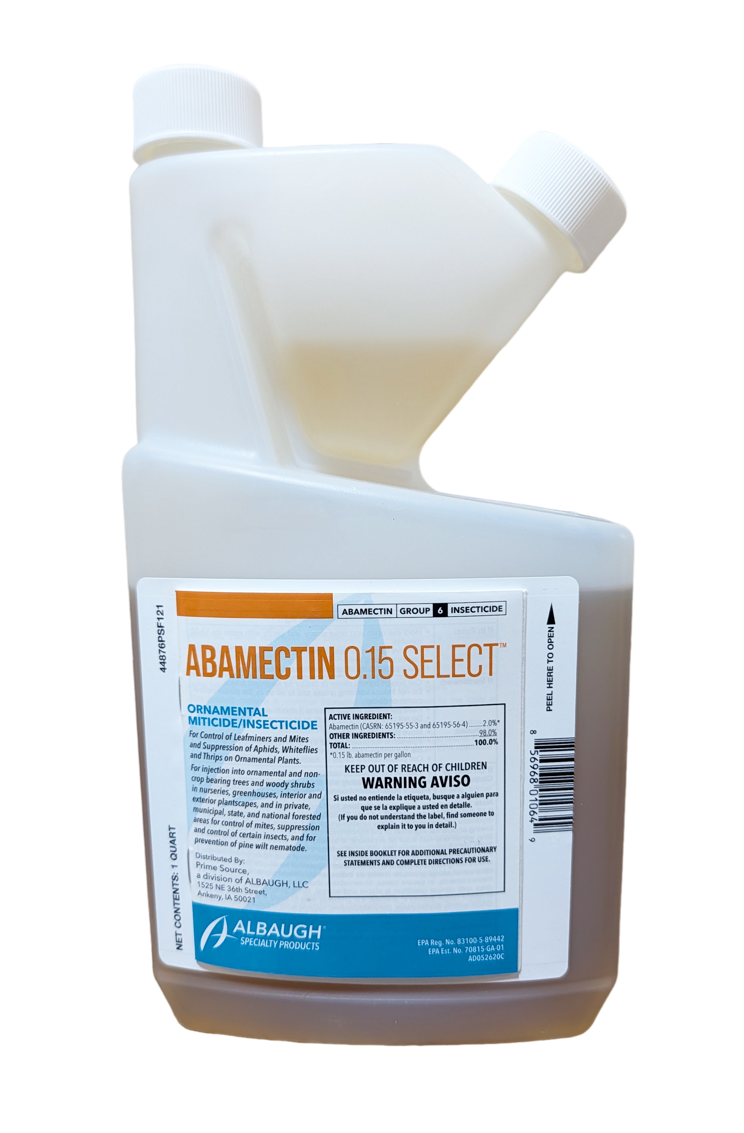 Abamectin 0.15 Select Miticide bottle (32 oz)