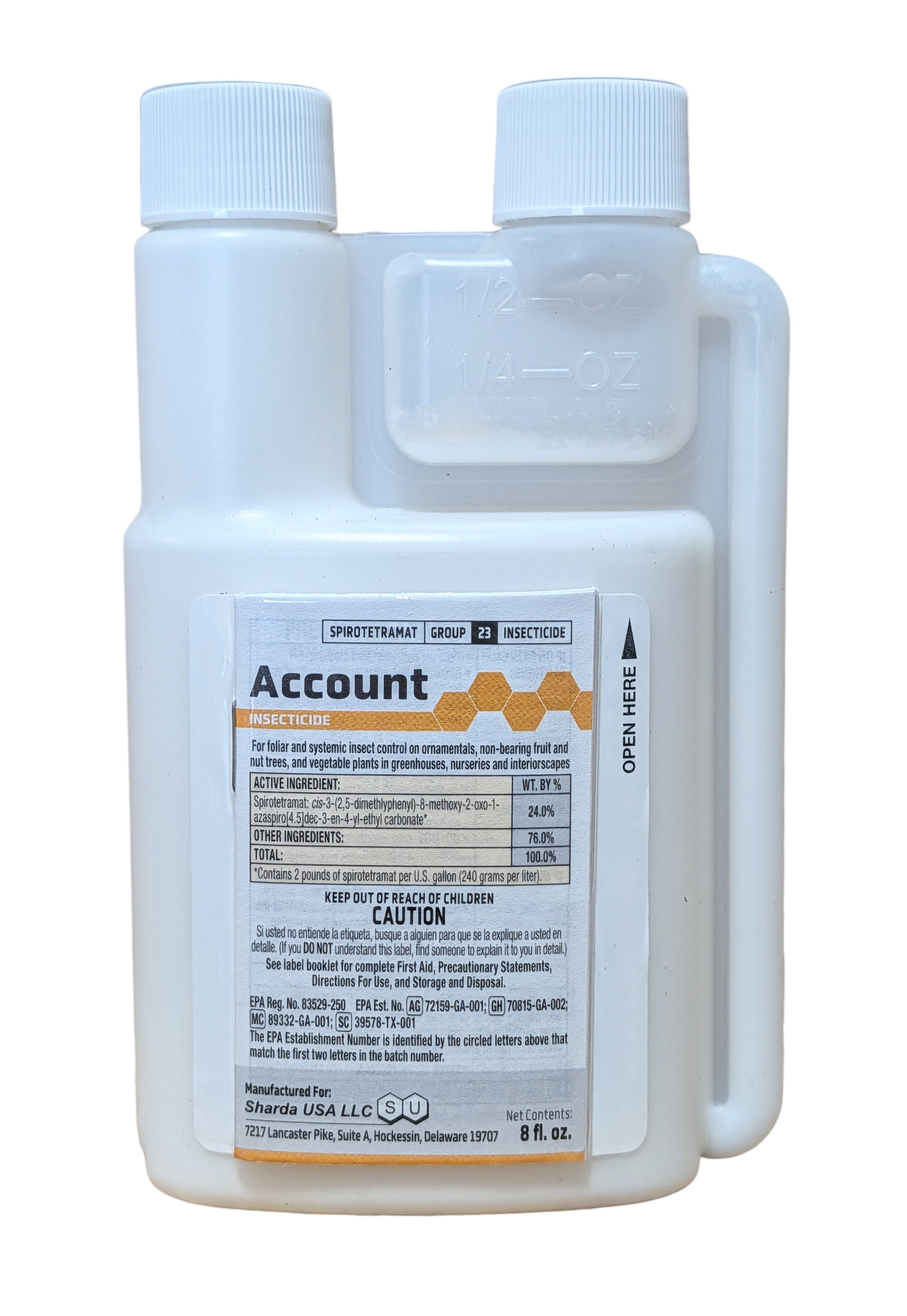 Account Insecticide Systemic Miticide & Insecticide bottle (8 oz)