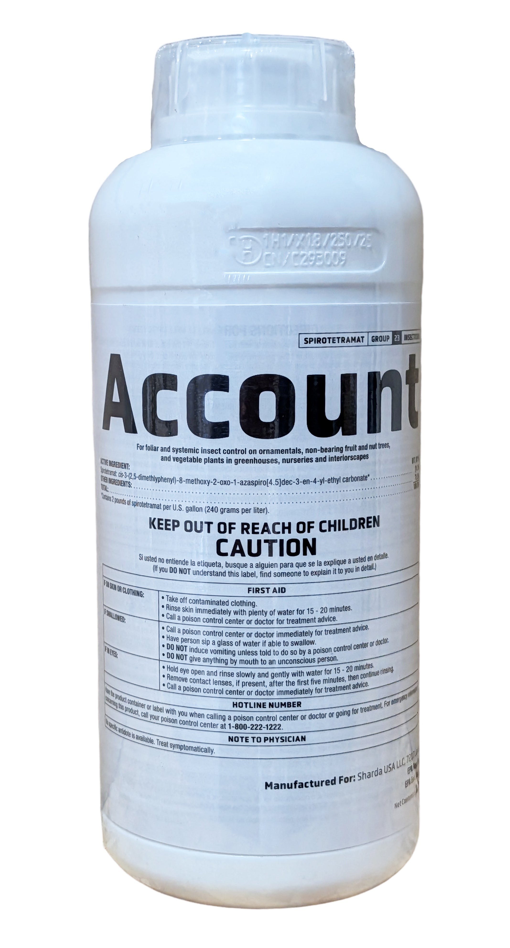 Account Insecticide Systemic Miticide & Insecticide quart (32 oz)