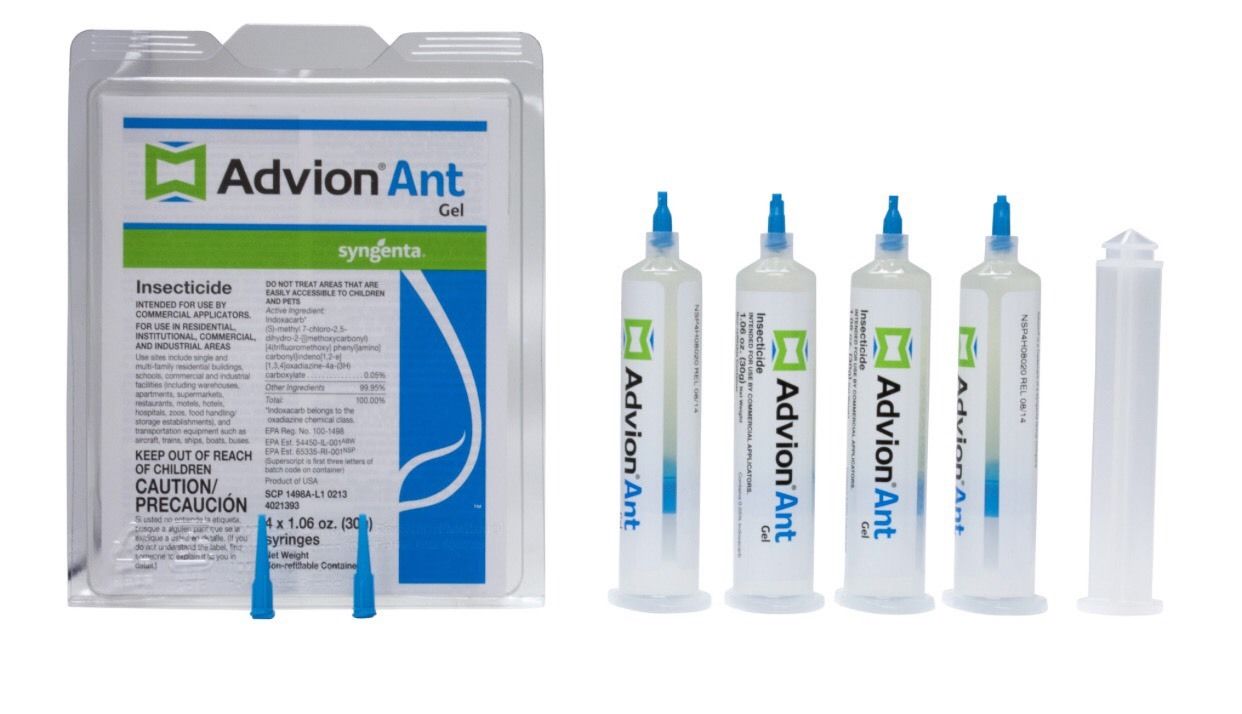 Advion Ant Control Gel Bait – 30g Tube Kills Argentine, Black, House, Pavement Ants – EPA Registered