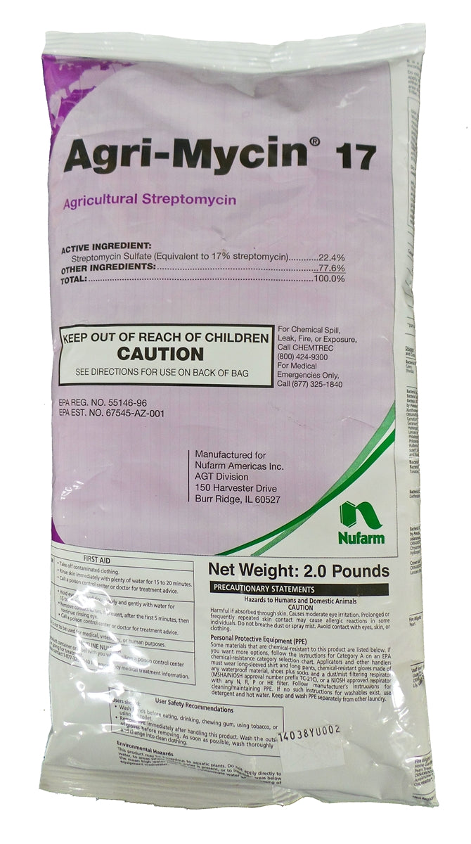 Agri-Mycin 17 Fungicide bag (2 lbs)