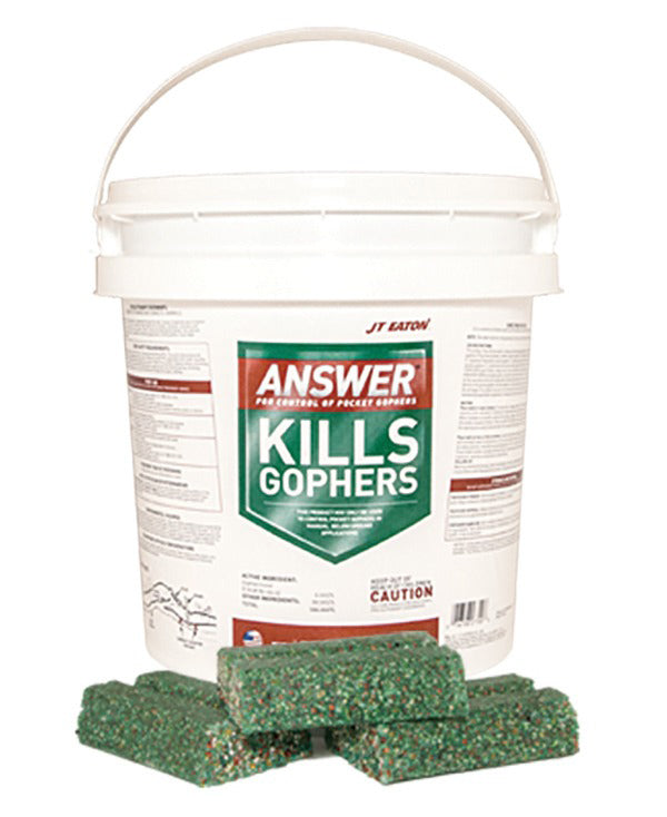 Answer for Pocket Gophers bucket (10 lbs)