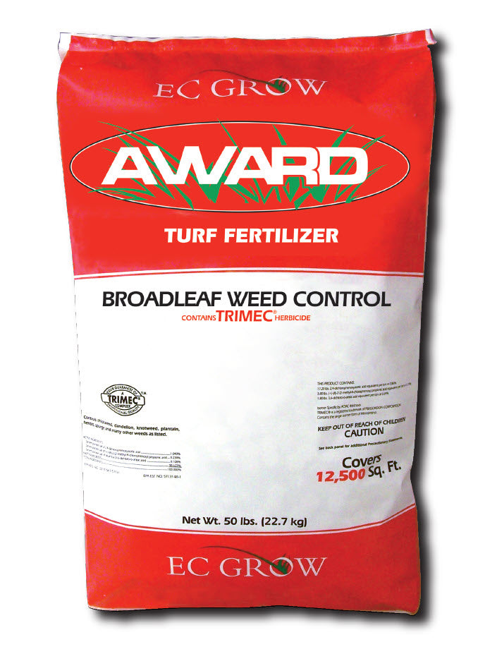 fertilizer and herbicide Award 22-0-5 Weed & Feed w/ Trimec Broadleaf Weed Control