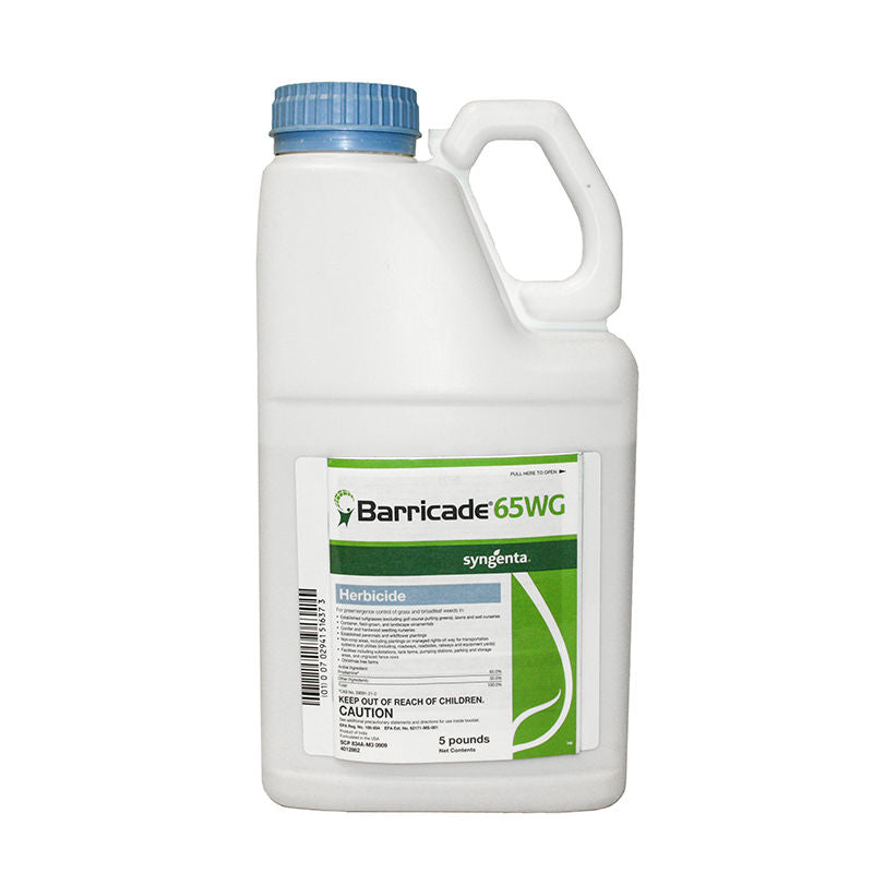 Barricade 65 WG Herbicide bottle (5 lbs)