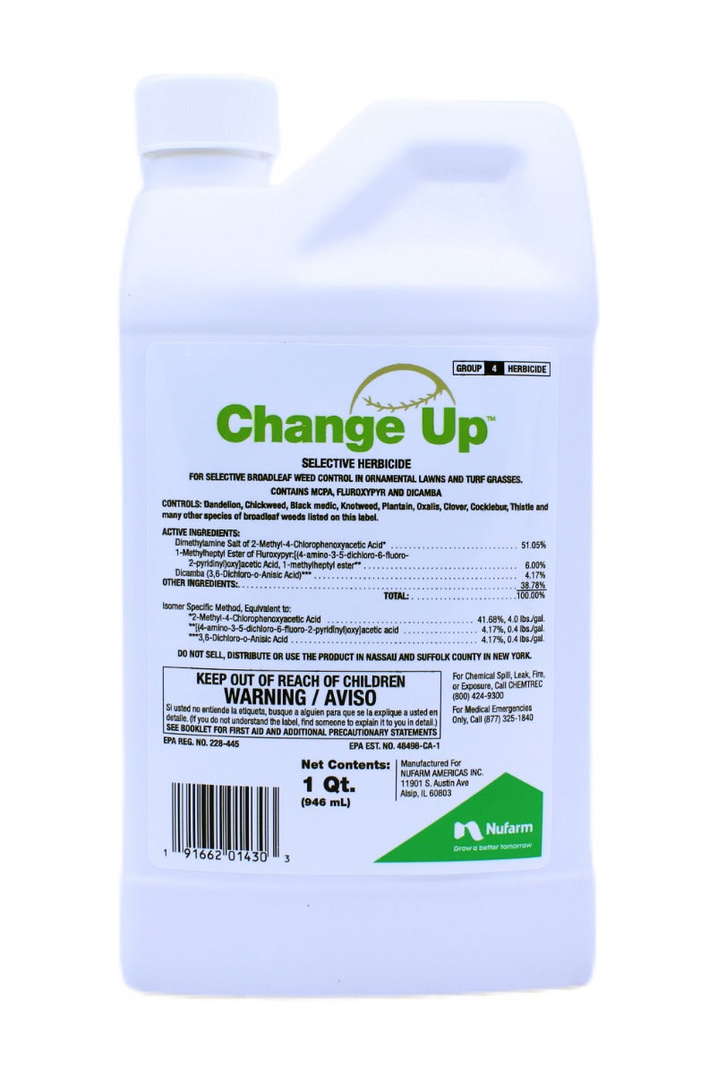 natural broadleaf herbicide Nufarm 32oz Change Up Selective Herbicide