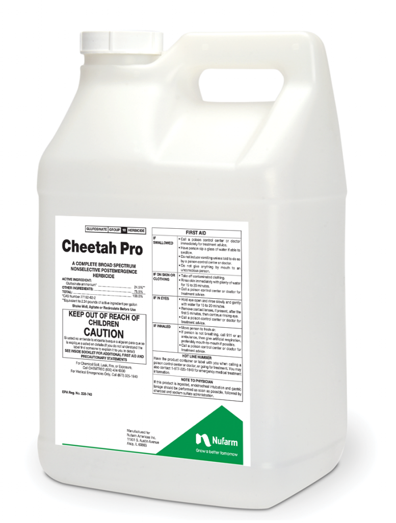 Cheetah Pro Herbicide jug (2.5 gal)
