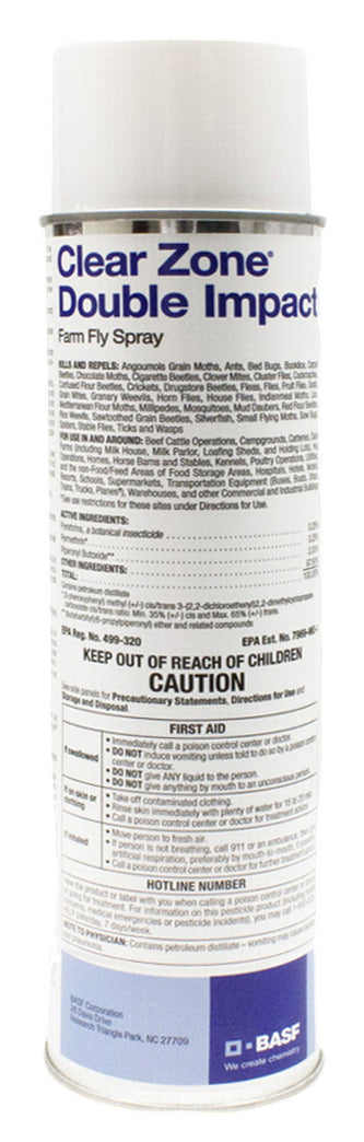 Clear Zone Double Impact Farm Fly Spray