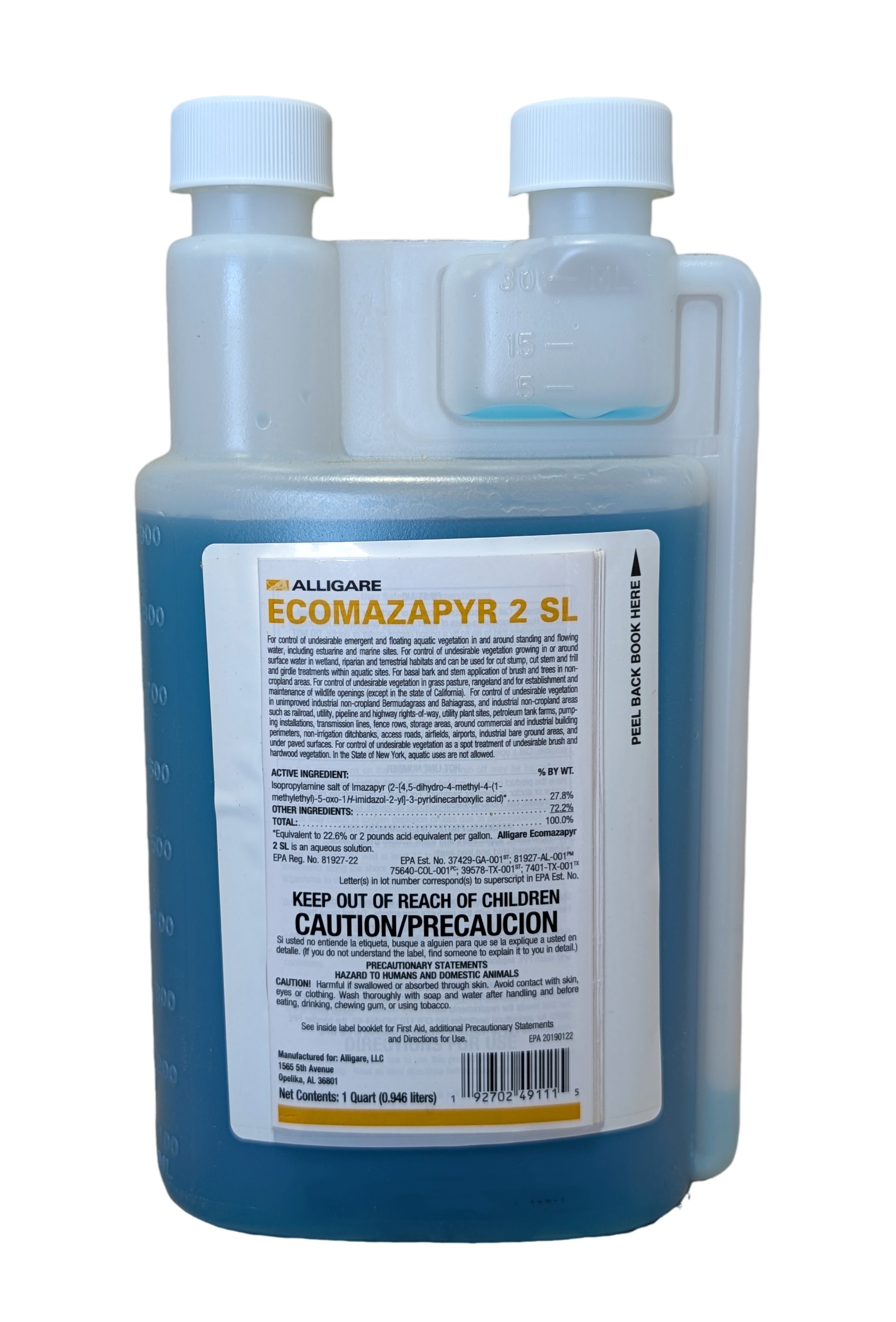 imitator aquatic herbicide label Ecomazapyr 2SL – Aquatic & Industrial Vegetation Control Herbicide 32 oz