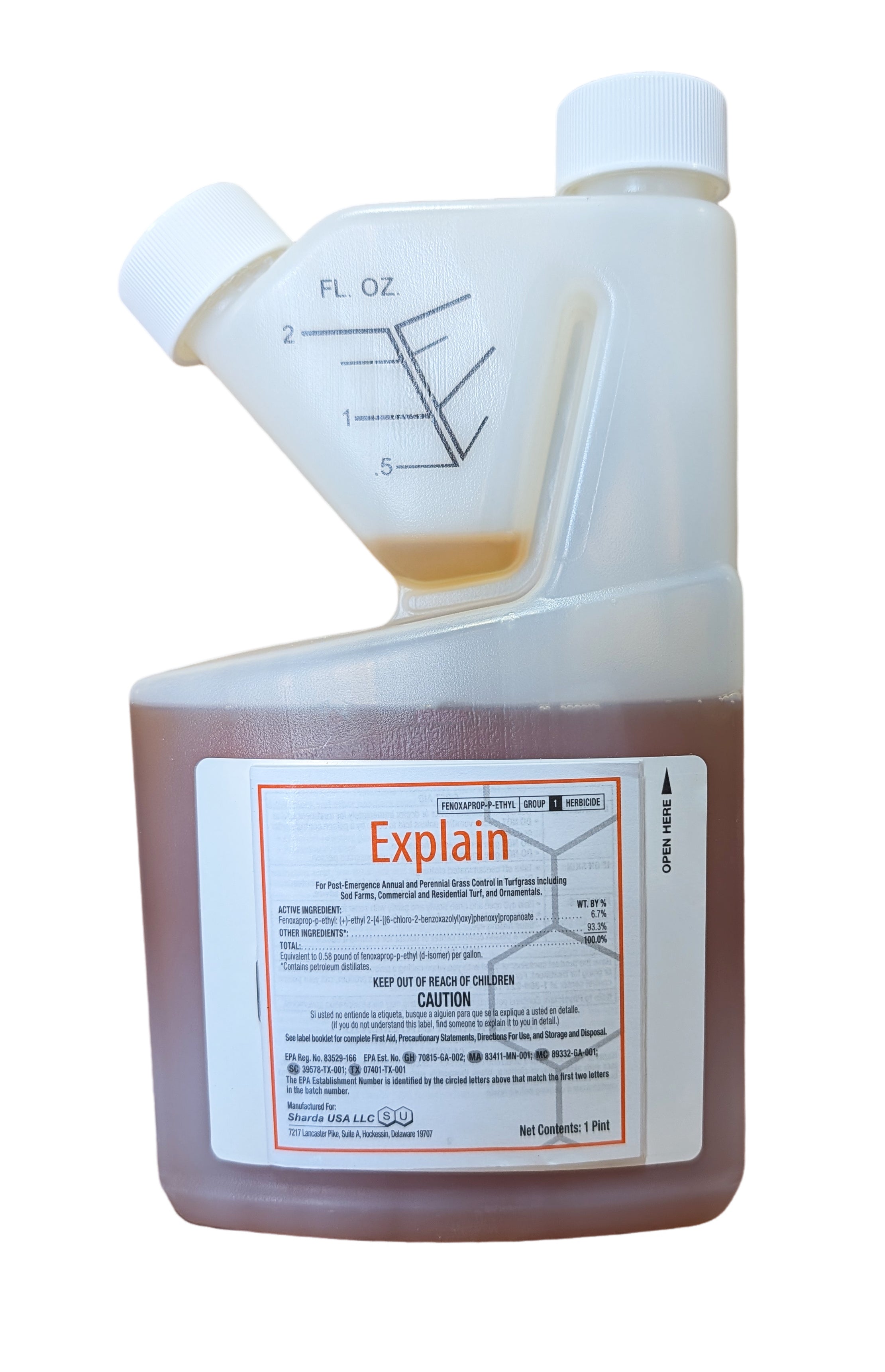Explain Herbicide pint (16 oz)
