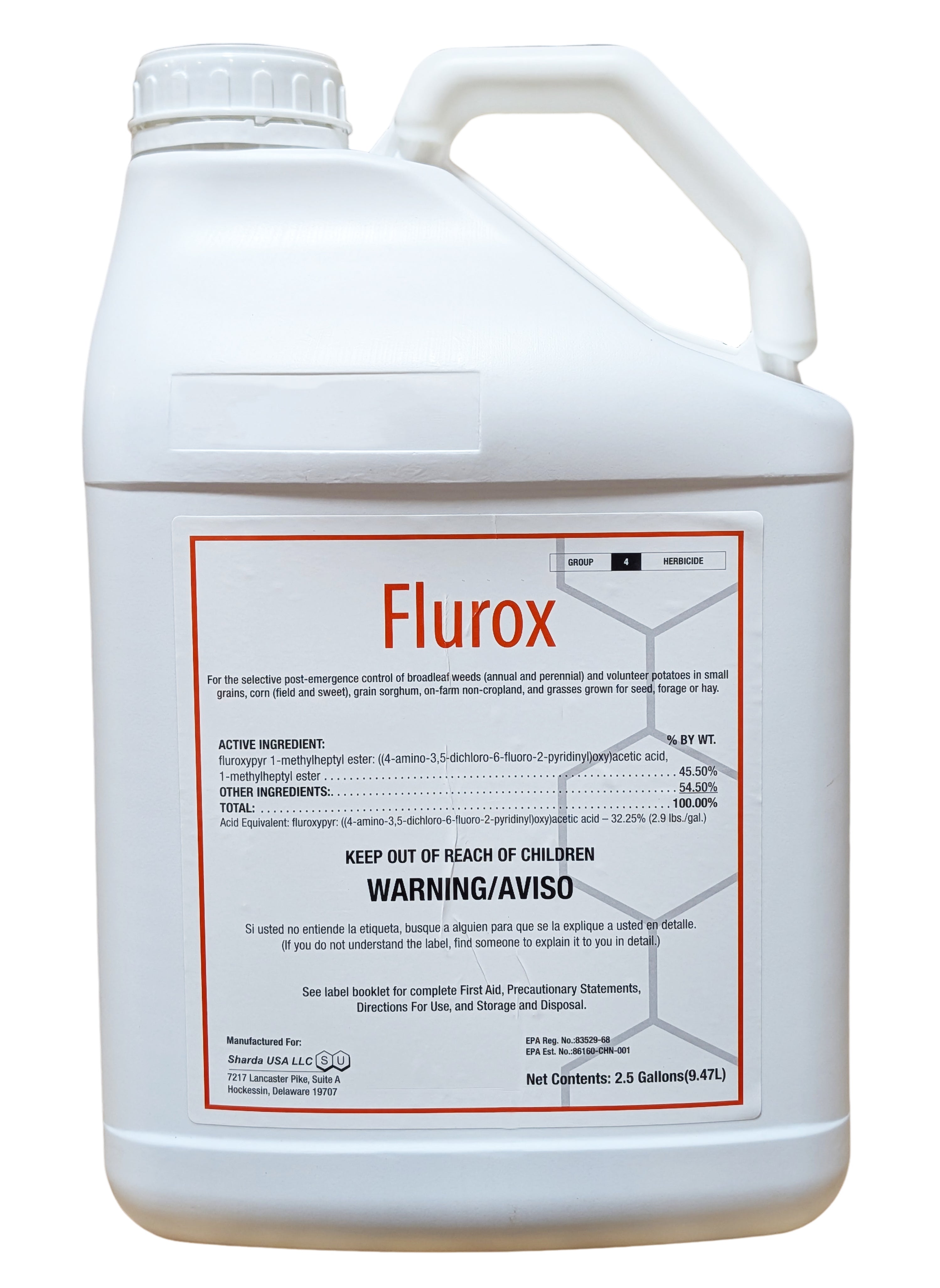 Flurox Herbicide jug (2.5 gal)