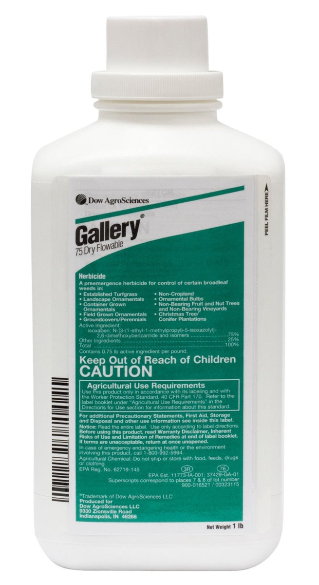 Gallery 75 DF Specialty Herbicide bottle (1 lb)
