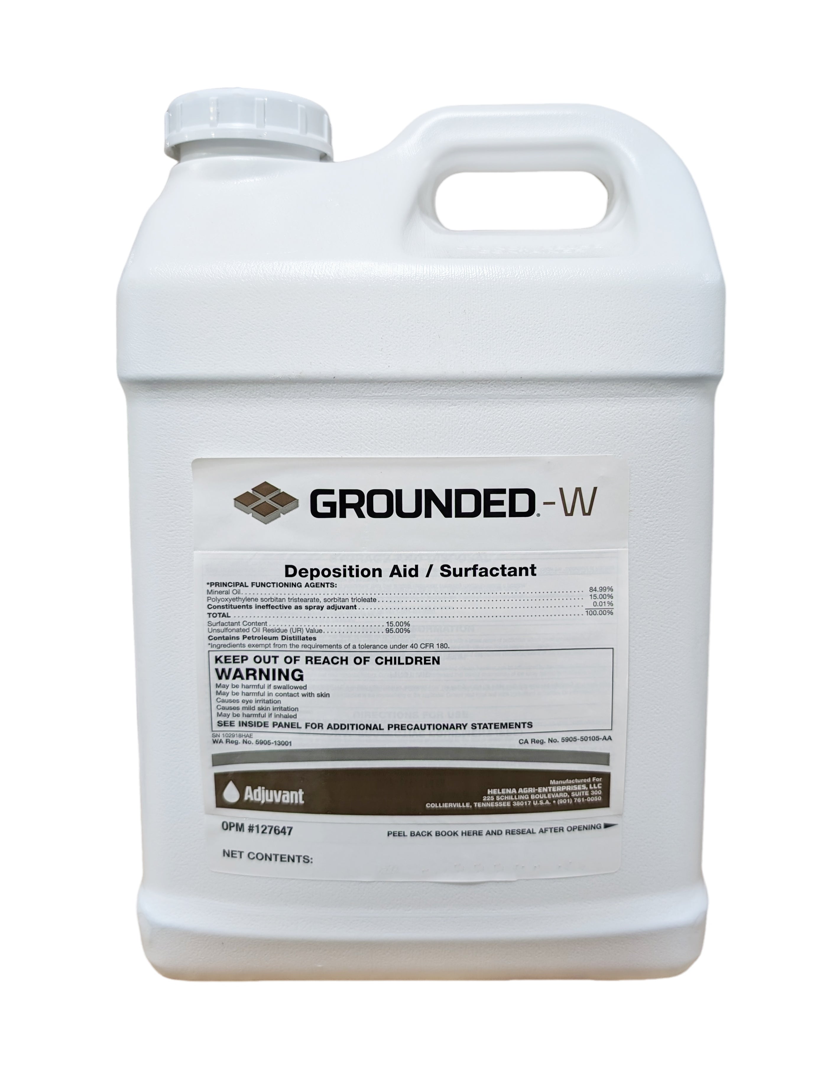 Grounded Spray Adjuvant jug (2.5 gal)