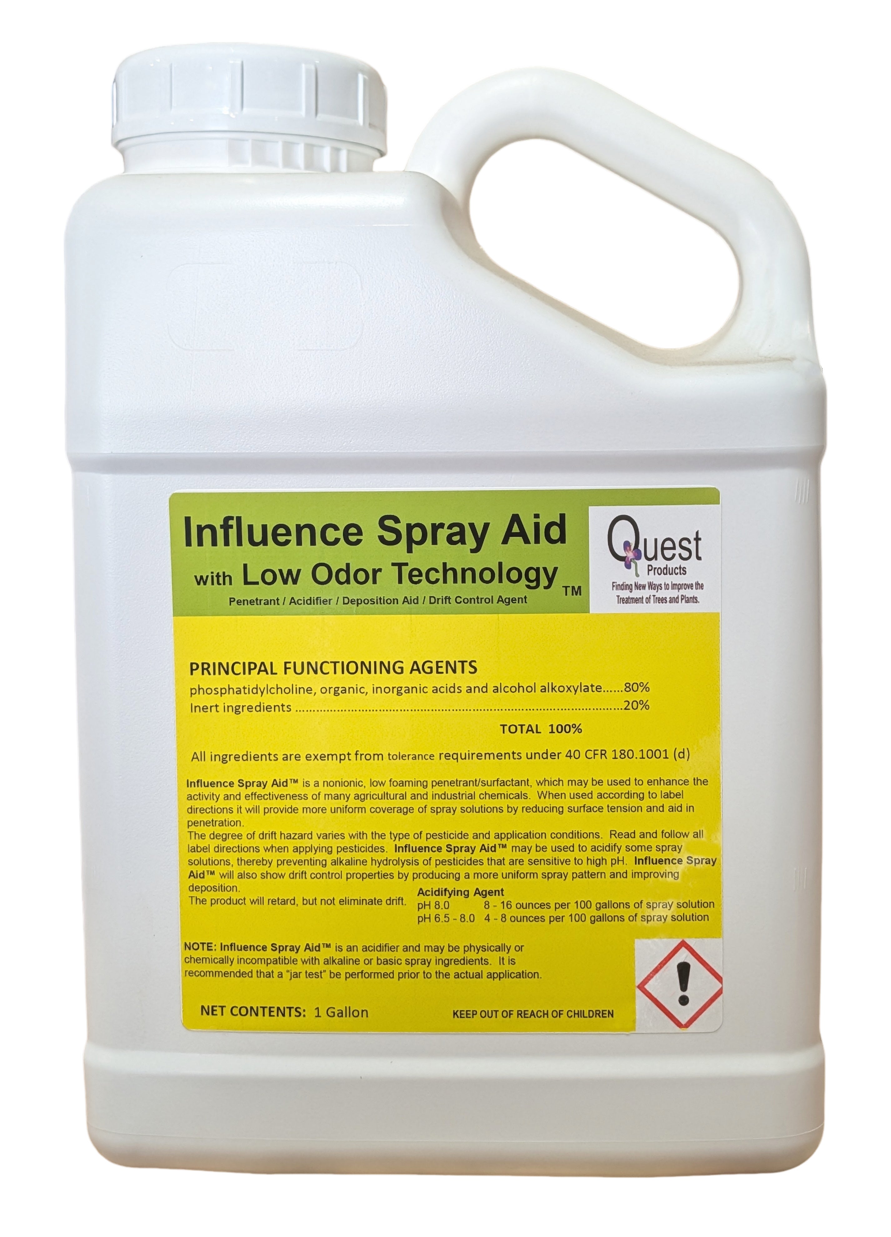 Influence Spray Aid with Low Odor Technology gallon (128 oz)
