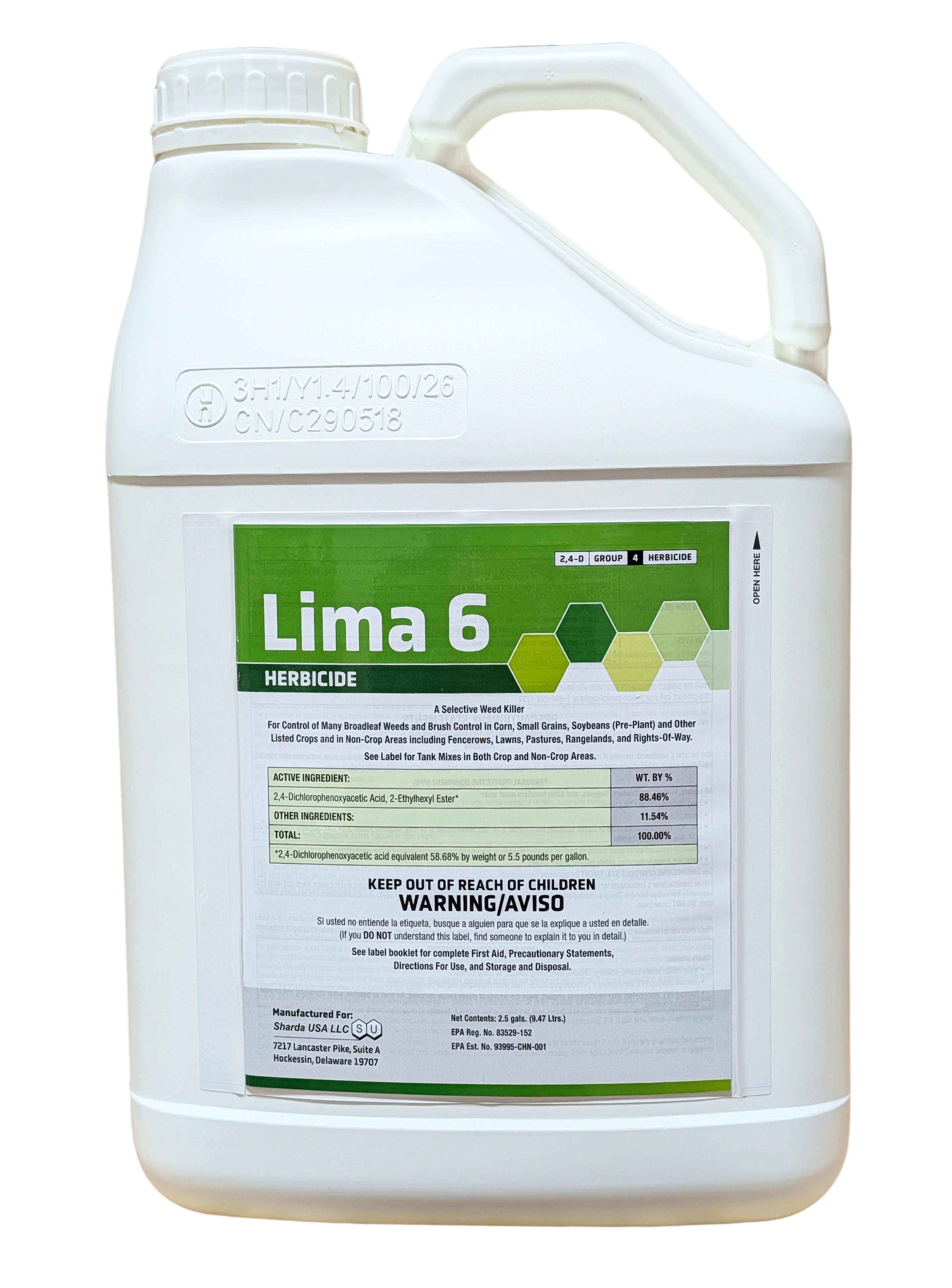 Lima 6 Herbicide - Low Volatile 2,4-D Ester Weed Control