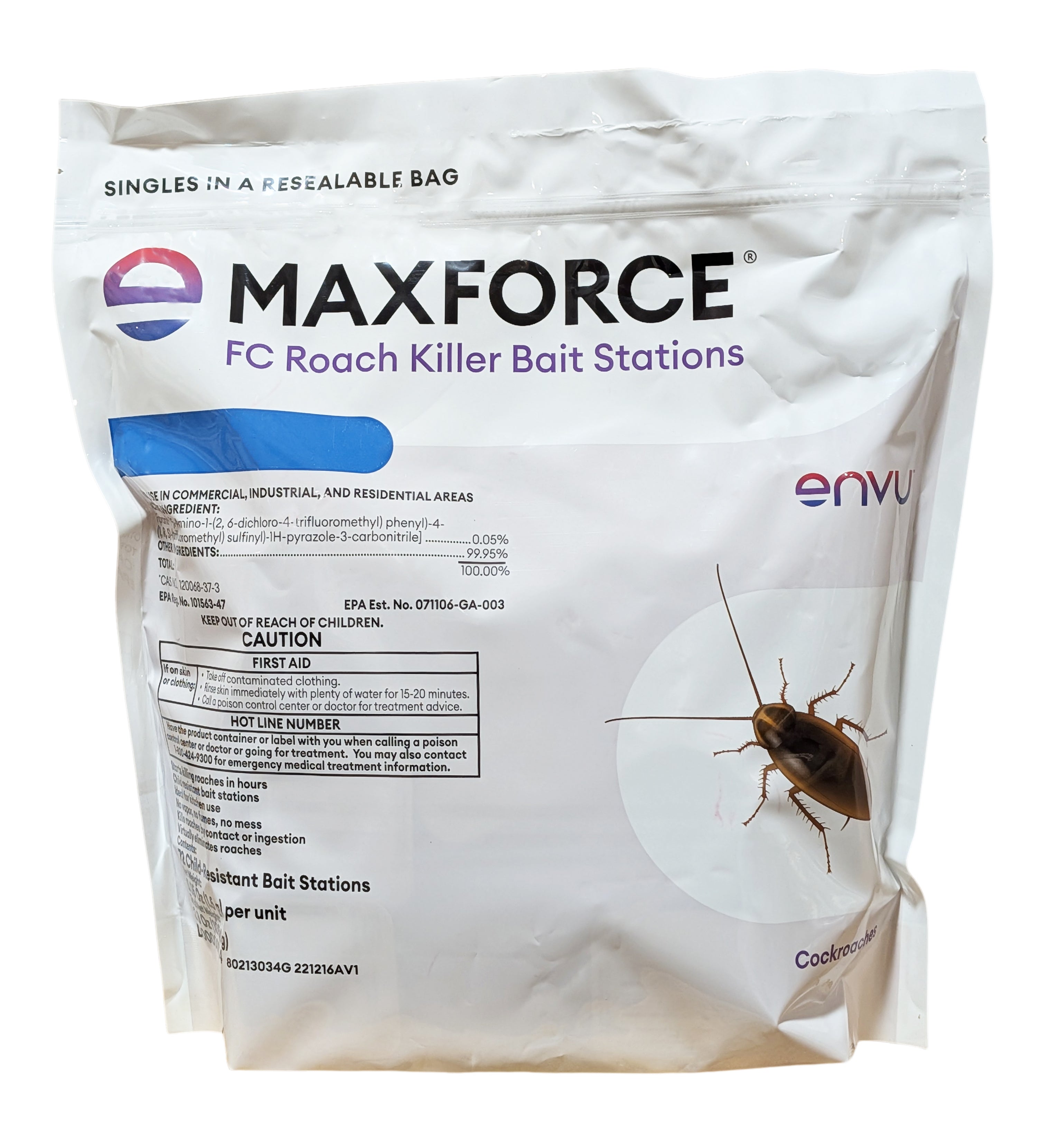 Maxforce FC Roach Bait Stations - Fast, Long-Lasting Roach Control