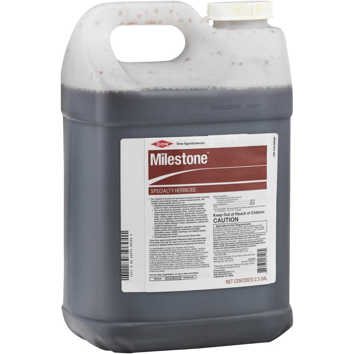 intrusion herbicide Milestone Herbicide jug (2.5 gal)
