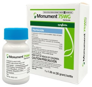 Monument 75WG Herbicide bottle (30 gram)