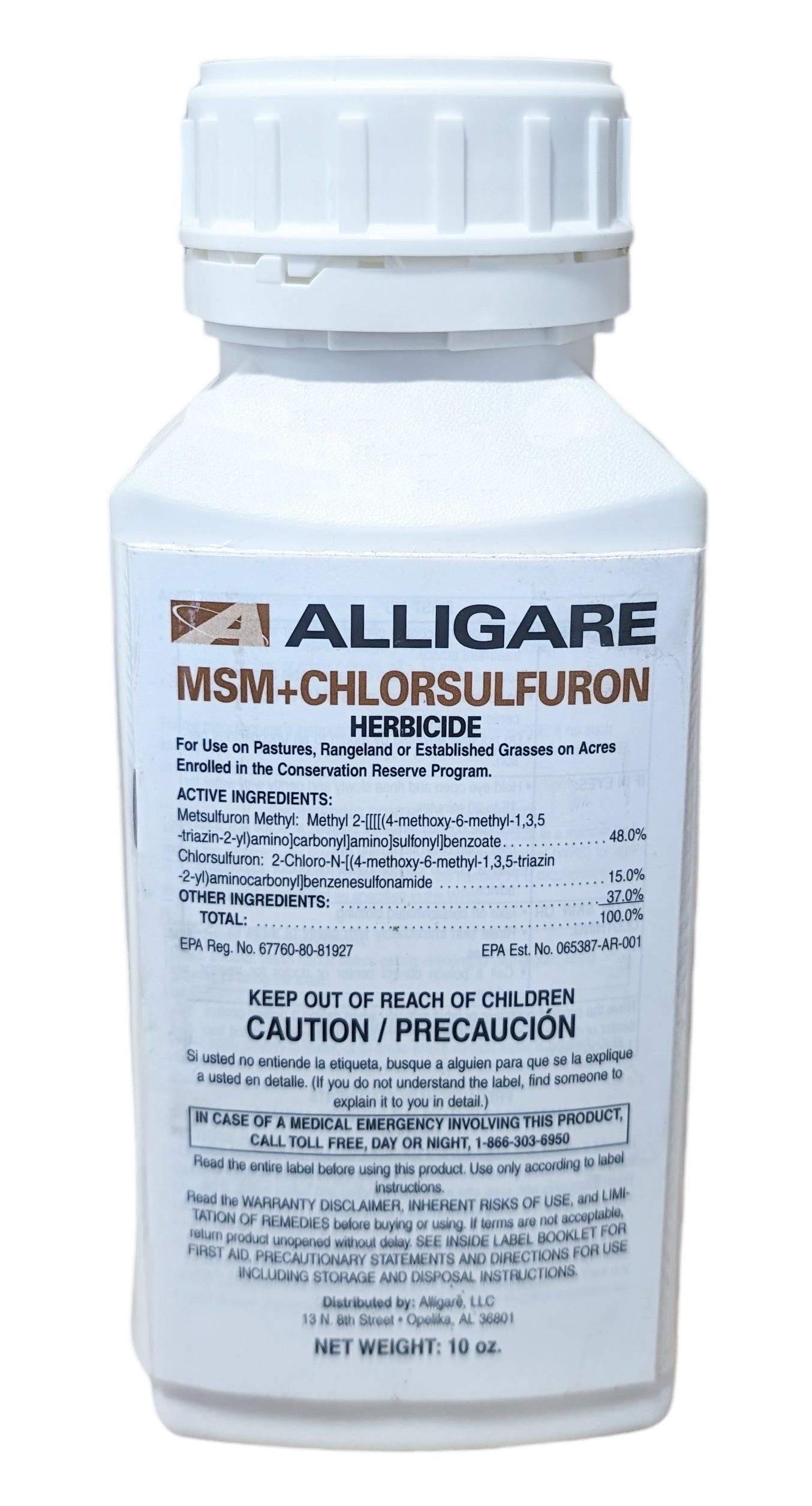 mauler herbicide MSM Plus Chlorsulfuron bottle (10 oz)