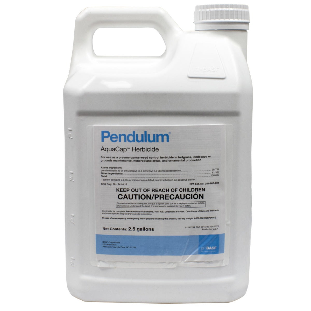 edge herbicide BASF Pendulum Aquacap 2.5 Gallon- Pre-emergent Herbicide