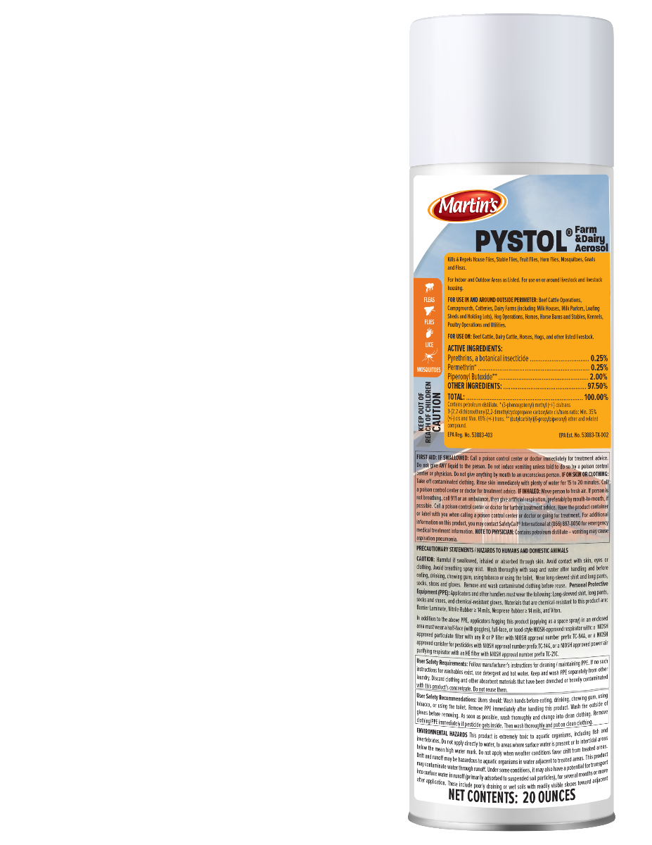 Pystol Farm & Dairy Aerosol can (20 oz)