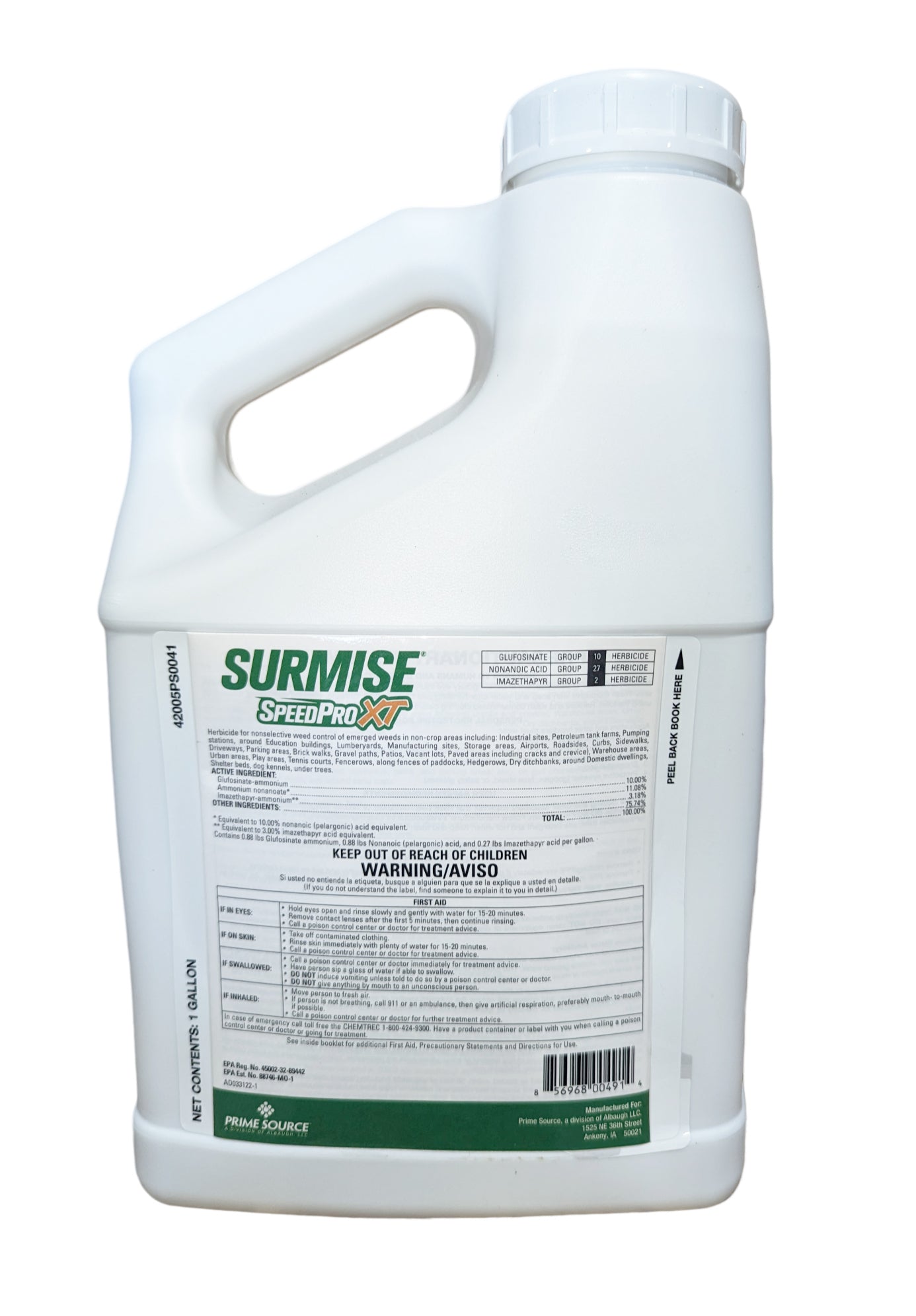 glufosinate herbicide label Surmise SpeedPro XT Herbicide