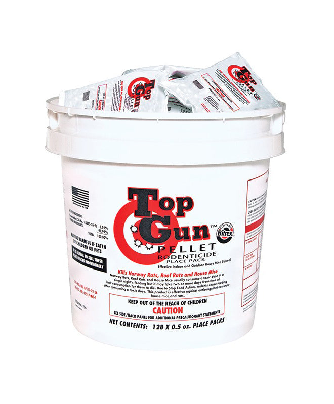Top Gun 754 Pellet Place Packs pail (128 packs)