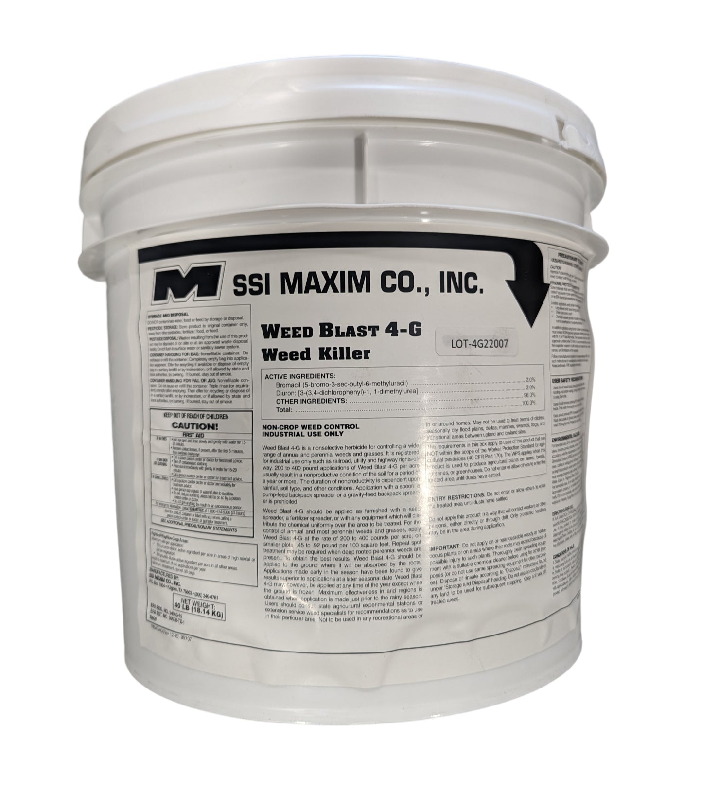weed blaster herbicide Weed Blast 4G Herbicide SSI 40 lbs