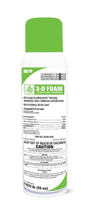 3-D Foam Aerosol Herbicide can (15 oz)