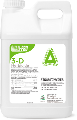 3-D Herbicide jug (2.5 gal)