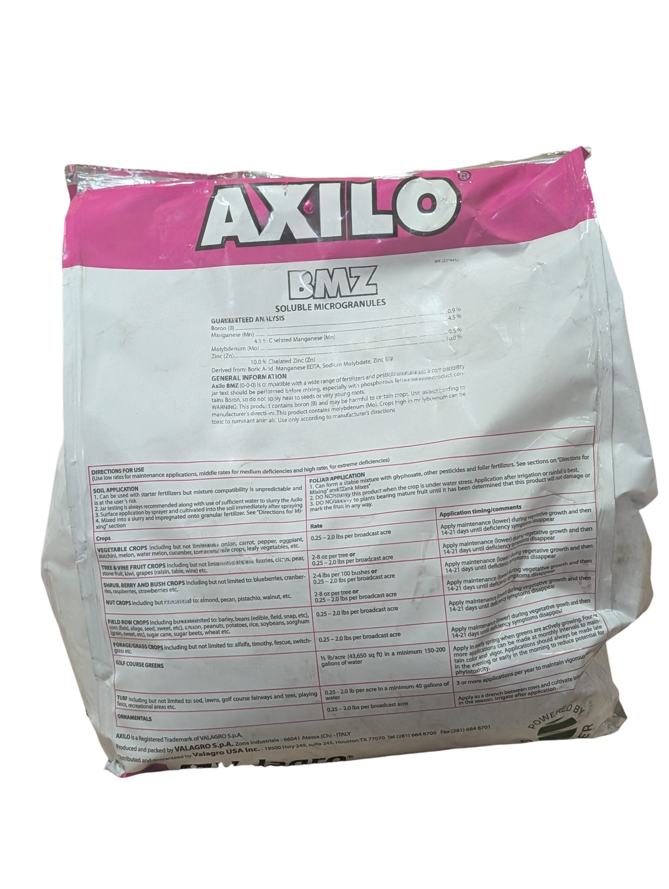 Axilo BMZ Chelated Micronutrient Mix bag (5 lbs)