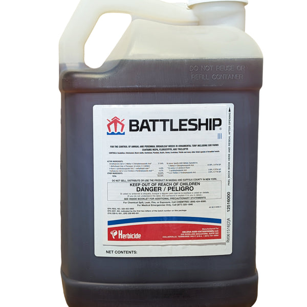 section three herbicide Battleship III Herbicide jug (2.5 gal)