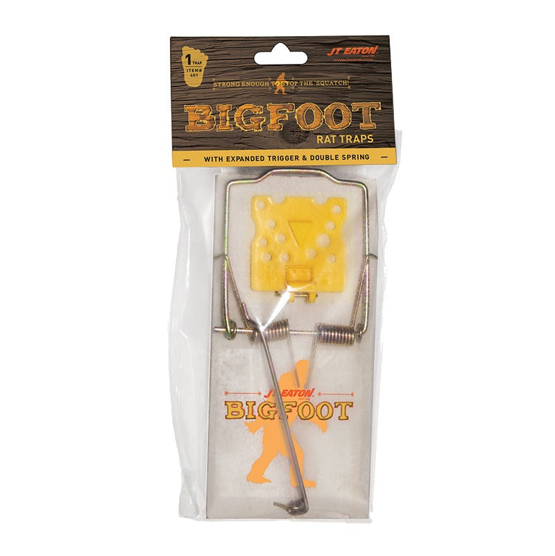 JT Eaton Bigfoot Rat Size Snap Trap 401 with Expanded Trigger case (12 traps)