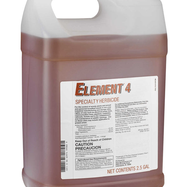 element 4 herbicide mixing instructions Element 4 Herbicide jug (2.5 gal)