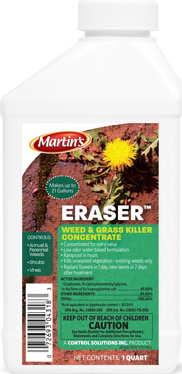eraser max herbicide mixing instructions Eraser Max Super Concentrate quart (32 oz)