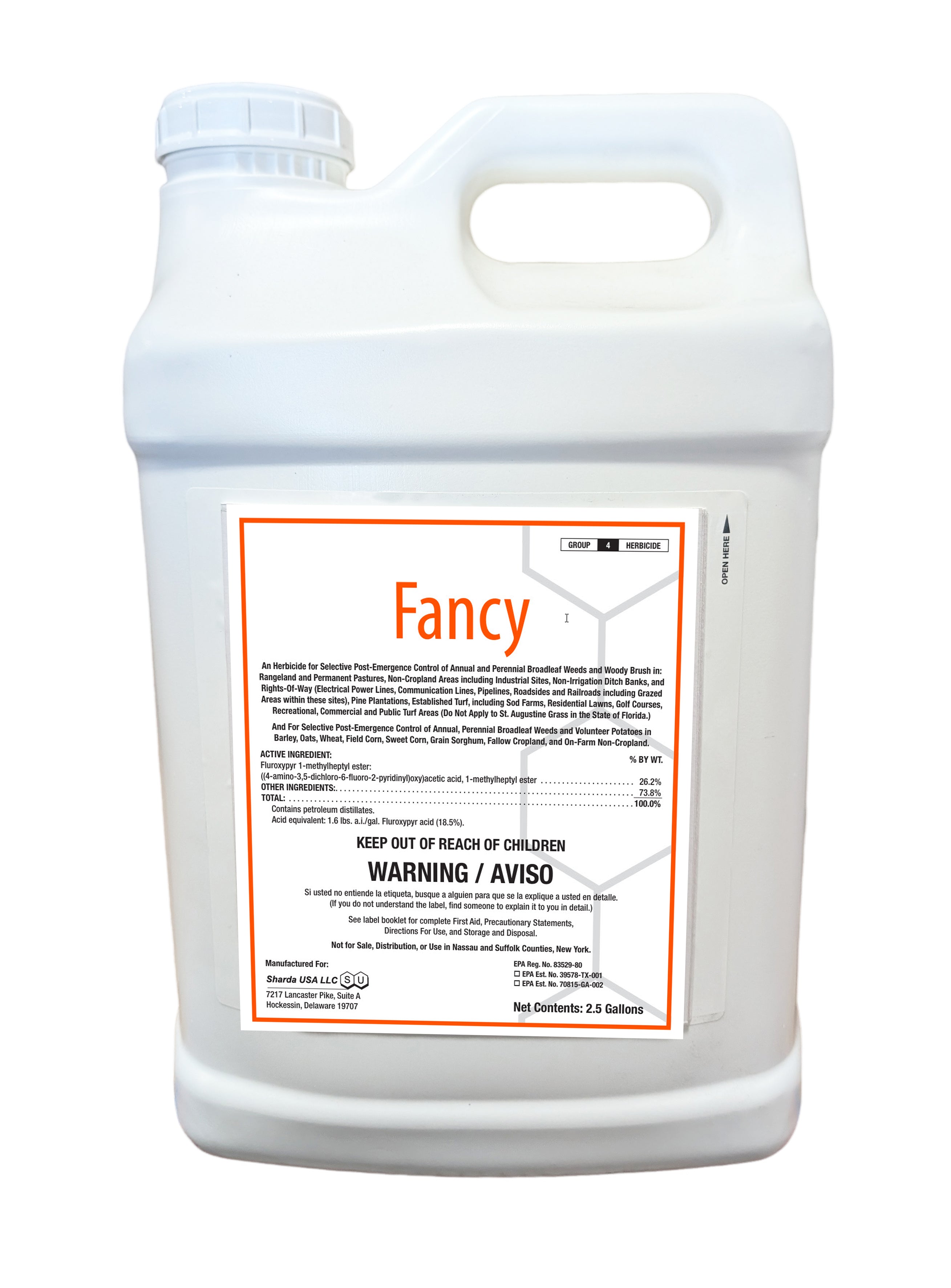 Fancy Fluroxypyr Herbicide jug (2.5 gal)