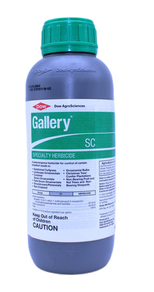 Gallery SC Specialty Herbicide bottle (2 gal)