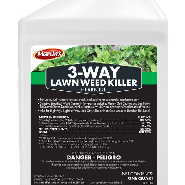 par 3 herbicide lawn weed killer Martin's 3-way lawn weed killer