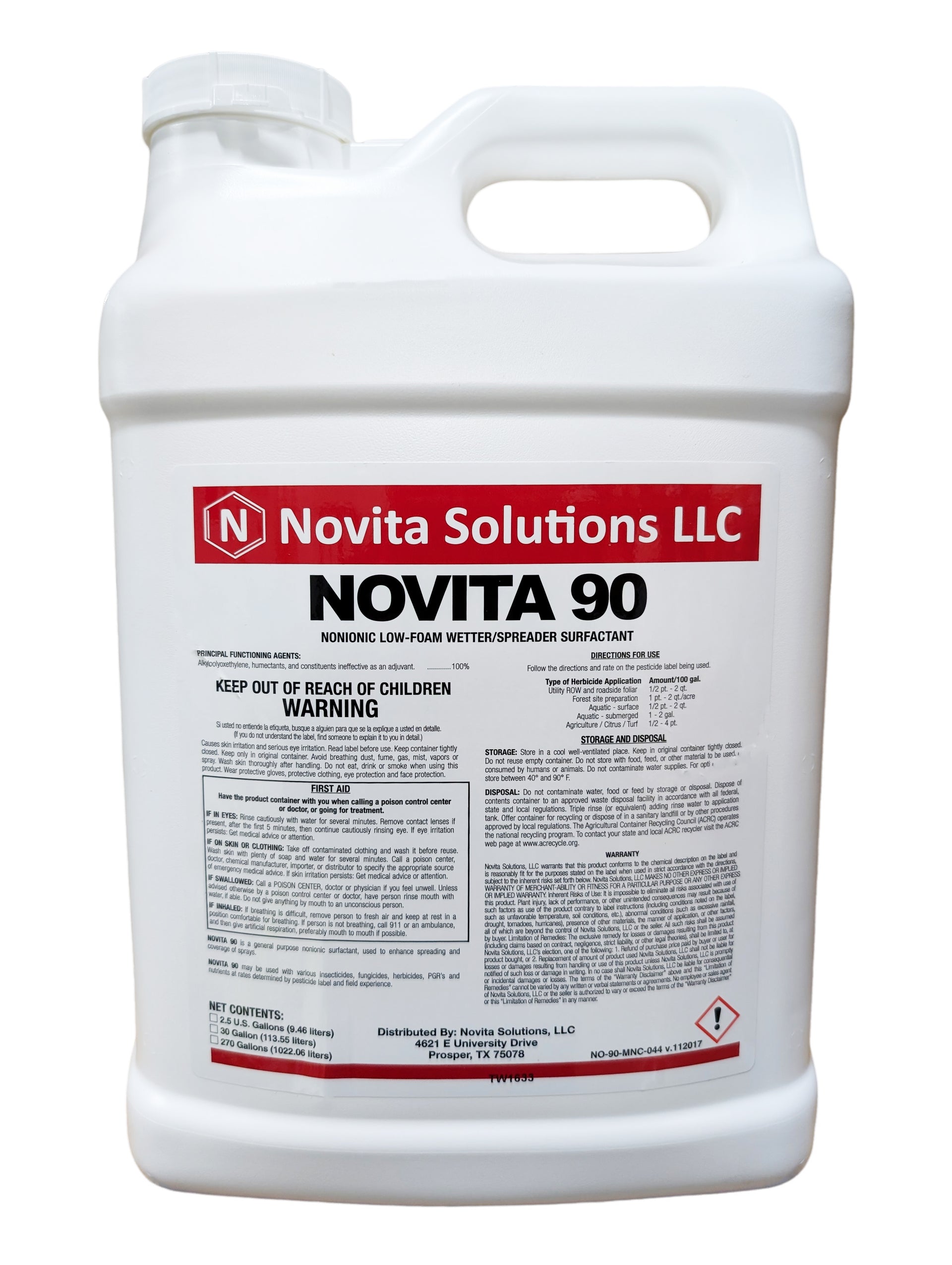nitro surf herbicide Novita 90 Non-Ionic Surfactant