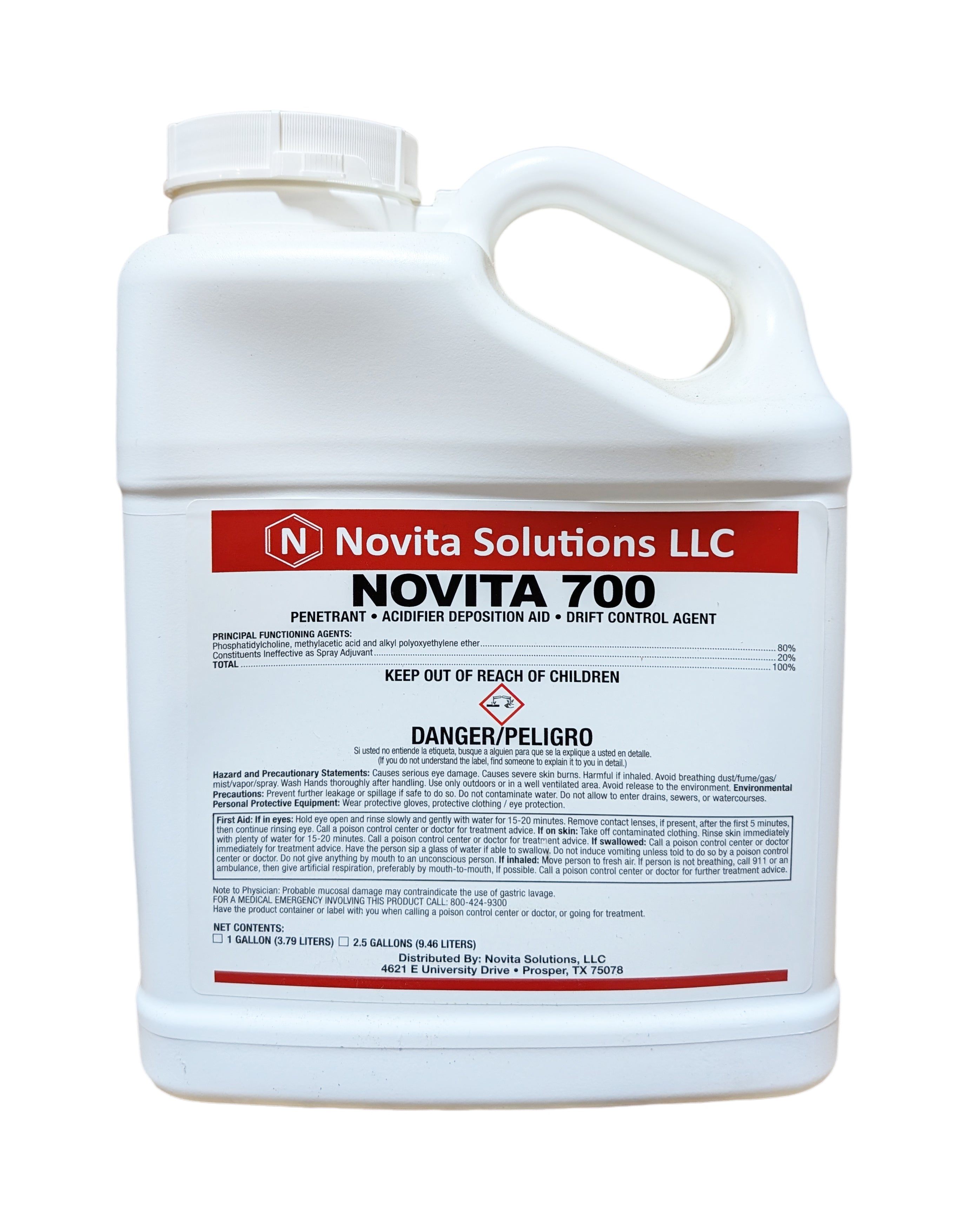 Novita 700 Penetrant, Acidifier, Deposition Aid & Drift Control Agent