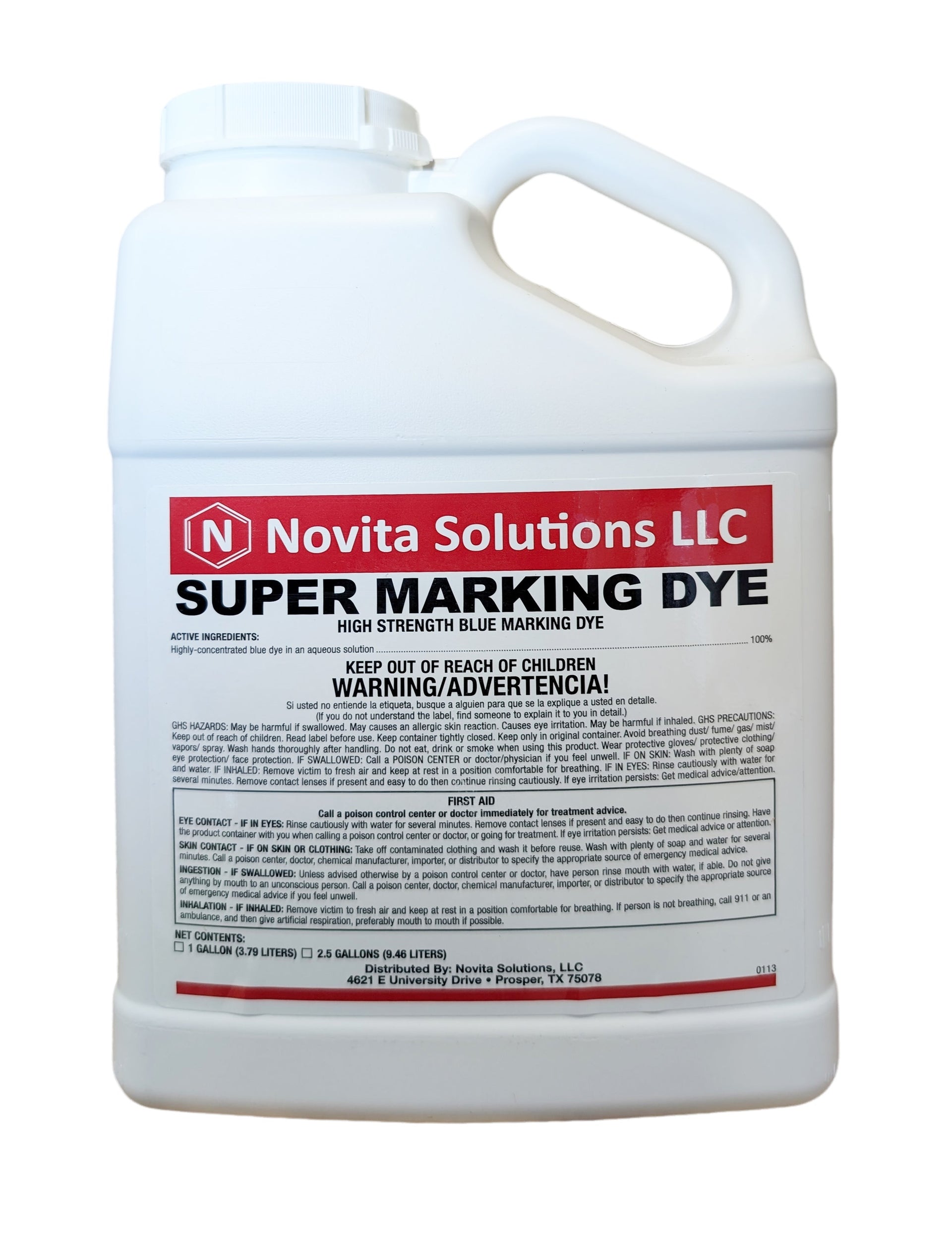 blue dye for herbicide spray Novita Super Marking Dye