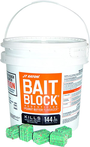 JT Eaton Peanut Butter Flavor Bait Blocks 709-PN pail (9 lbs)