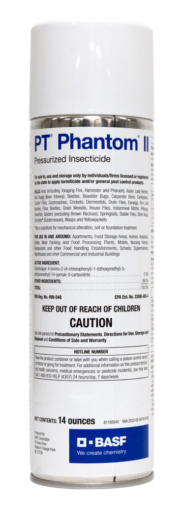 PT Phantom II Aerosol – Long-Lasting Pest Control for Bed Bugs & More can