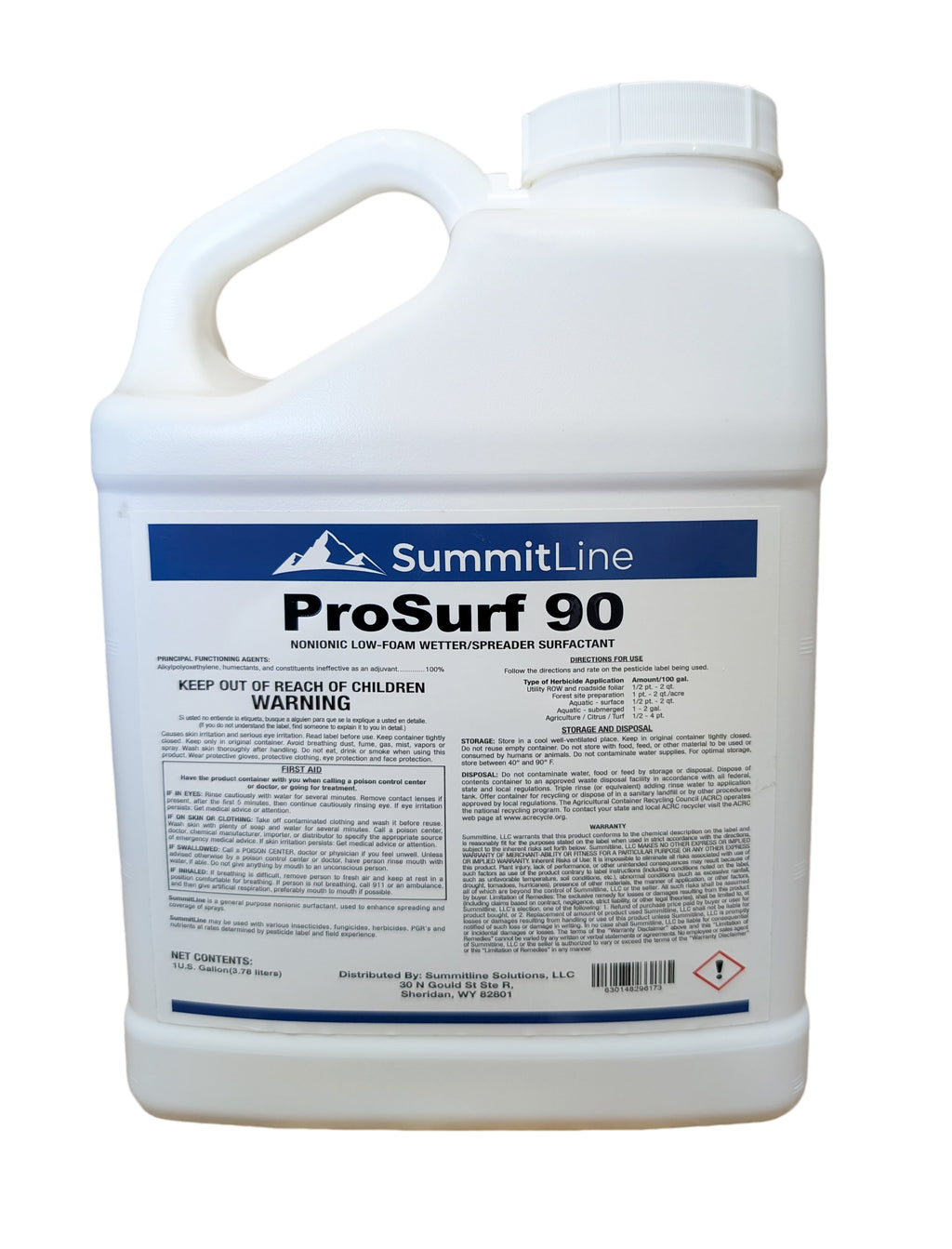 smoke herbicide Prosurf 90 Non-Ionic Surfactant – 1 gallon