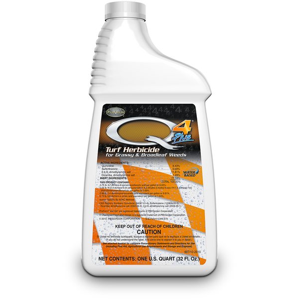 big and tuff herbicide Q4 Plus Turf Herbicide – Grassy & Broadleaf Weed Killer 32 oz